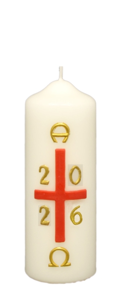 Ostertischkerze 140/50 mm, Dek. 374